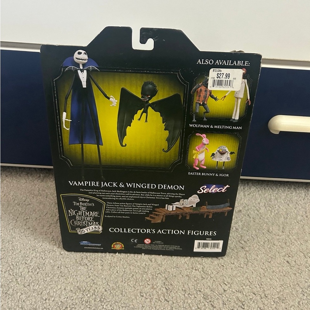 Nightmare Before Christmas Vampire Jack & Winged Demon Diamond Select 2018 - Picture 12 of 12